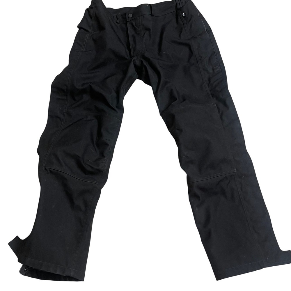 BMW motorcycle Cover Mens Black Sz XL padded knee Motorcycle  Full Side Zip